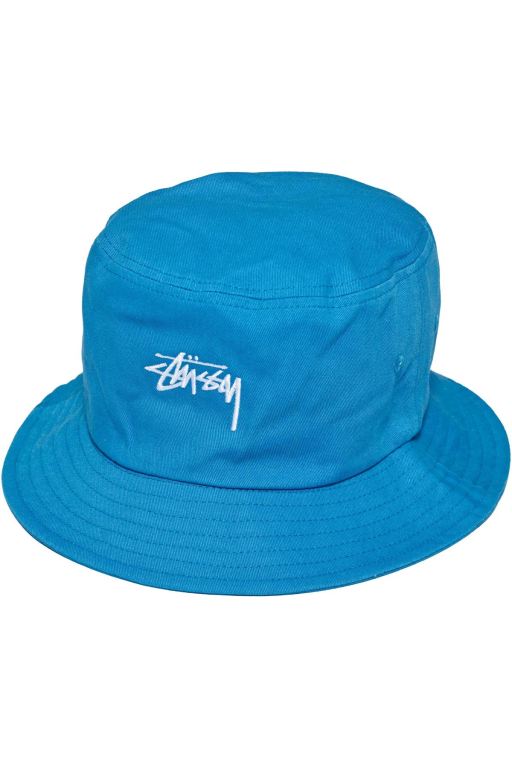 Stussy Mens Stock Bucket Hats Blue - DOFKB6401